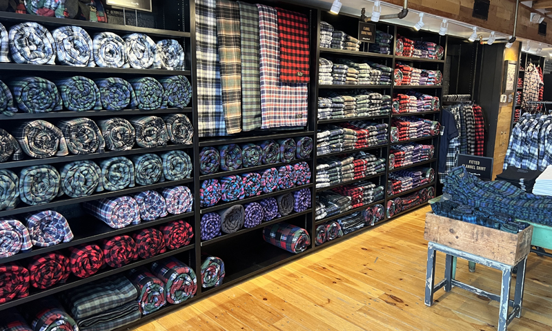 Portland Store Interior. Photo Credit: The Vermont Flannel Co.