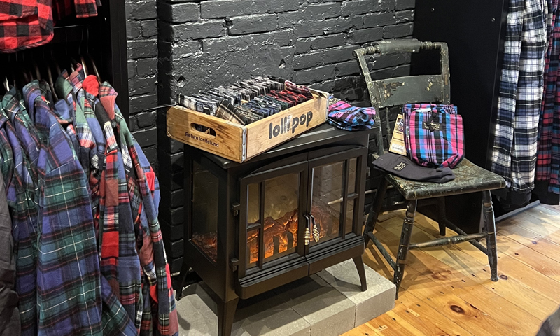 Portland Store Interior, Photo Credit: The Vermont Flannel Co