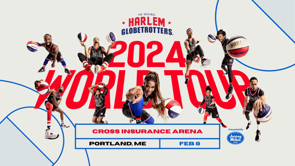 Harlem Globe Trotters Show. Photo courtesy of Cross Insurance Arena
