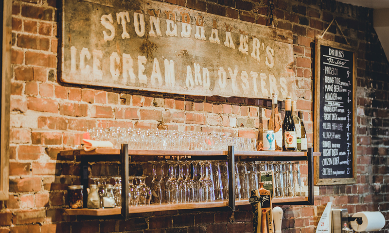 Bar. Photo Provided by Maine Oyster Company