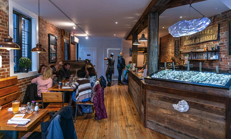 Oyster Bar Interior. Photo Provided by Maine Oyster Company