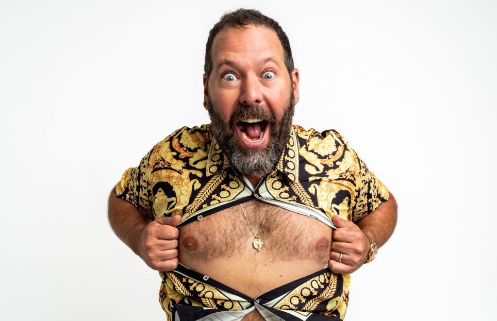 Bert Kreischer press image_NEW (Tops Off World Tour 2024). Photo Courtesy of Cross Insurance Arena
