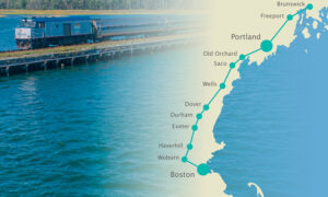 Amtrak Downeaster Route. Photo Credit: NNEPRA
