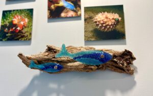 Fish. decor. Photo provided by ogunquit glassworks
