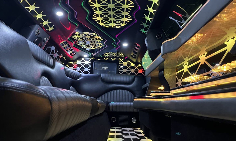 Limo Interior. Photo Credit: Atlantic Limousine
