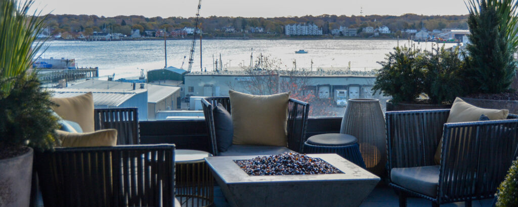 Firepit seating area at Luna, Photo Credit: Lauren Peters at Visit Portland Firepit seating area at Luna, Photo Credit: Lauren Peters at Visit Portland