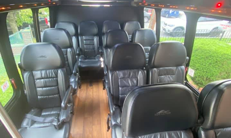 Exec Shuttle Interior. Photo Credit: Atlantic Limousine