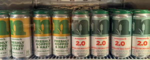 Nonesuch Brewery cooler of beer, Photo Credit: Lauren Peters at Visit Portland