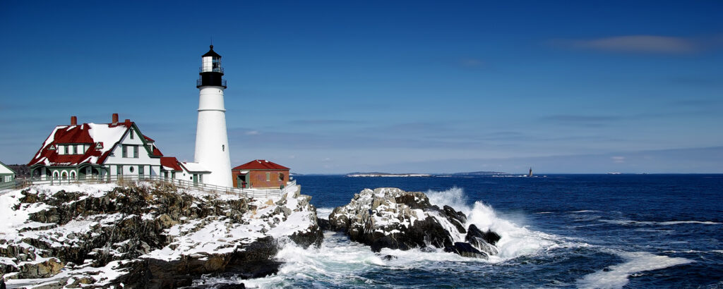 Portland Head Light in Winter, Photo Credit: CFW Photography Portland Head Light in Winter, Photo Credit: CFW Photography