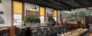 Gather dining room, Photo Credit: Peter G Morneau Photography