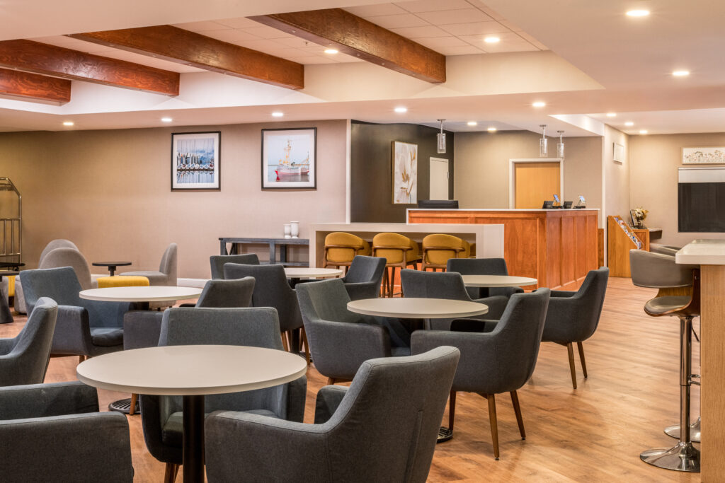 Casco Bay Hotel Lobby. Photo Credit: Peter G. Morneau Photography