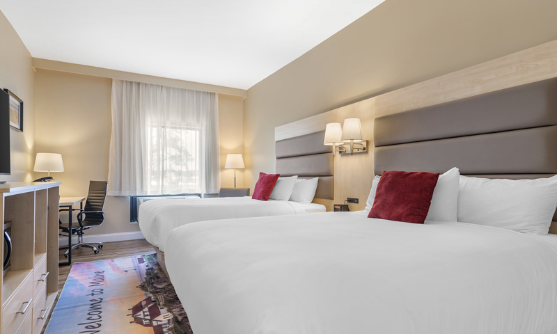 Casco Bay Hotel Guest Room. Photo Credit: Northeastern Hospitality Management LLC