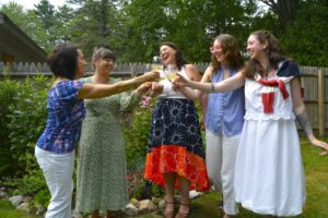 Friends Drinking Wine. Photo Credit: Harleigh Gastman