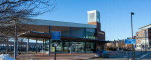 Exterior of Visitor Information Center; Photo Credit: Lauren Peters at Visit Portland