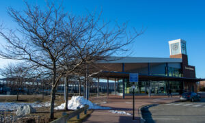 Exterior of Visitor Information Center; Photo Credit: Lauren Peters at Visit Portland
