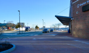 Exterior of Visitor Information Center; Photo Credit: Lauren Peters at Visit Portland