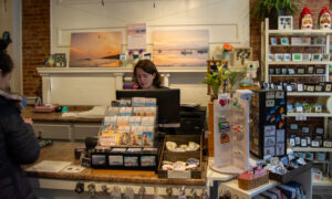 People shopping in Made in Maine; Photo Credit: Lauren Peters at Visit Portland