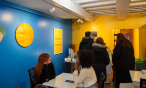 People in line at Gorgeous Gelato; Photo Credit: Lauren Peters at Visit Portland