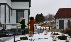 Women walking together; Photo Credit: Lauren Peters at Visit Portland