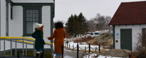 Women walking together; Photo Credit: Lauren Peters at Visit Portland