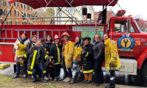 Tour Group. Photo Provided by Portland Fire Engine Co Tours