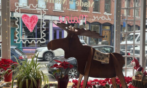 Made in Maine Valentine's Day Display; Photo Credit: Kirstie Archambault at Visit Portland