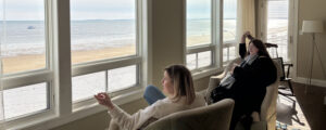 Lounging at Alouette, Photo Credit: Lauren Peters at Visit Portland