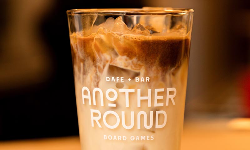 Iced Oat Milk Latte. Photo Credit: Amanda Huebner Photography