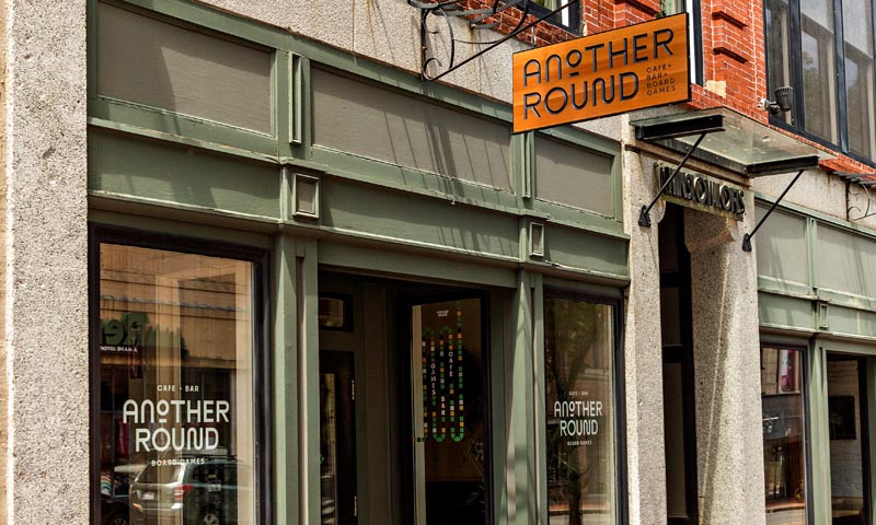 Exterior of Another Round. Photo Credit: Amanda Huebner Photography