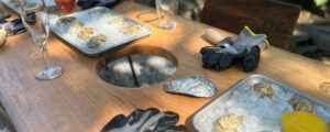 Oysters Shucking; Photo Credit: Maine Oyster Company