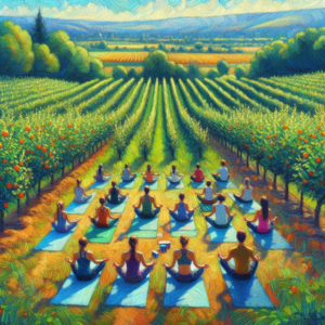 Farm to Table Square Yoga; Photo courtesy of Ashley Flowers Yoga