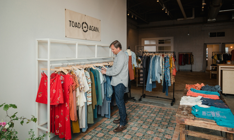 ToadAgain Section at Toad&Co. Photo Credit: Maine the Way