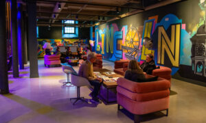 Partner mixer; Photo Credit: Lauren Peters