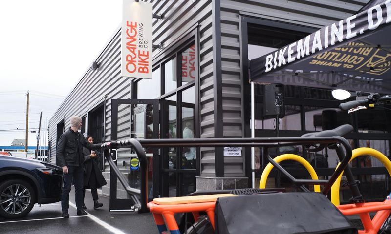 Exterior of Orange Bike Brewing. Photo Credit: Jeffrey Remick