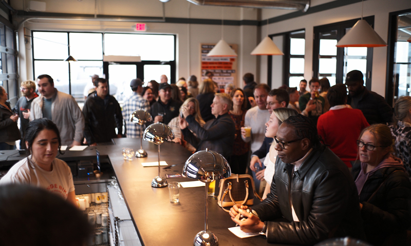 Event at Orange Bike Brewing. Photo Credit: Jeffrey Remick