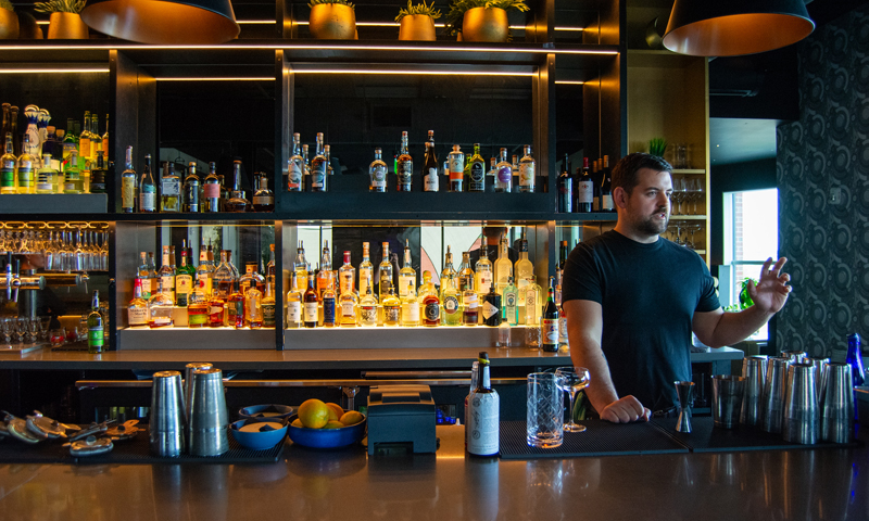 Bar at Orange Bike Brewing. Photo Credit: Jeffrey Remick