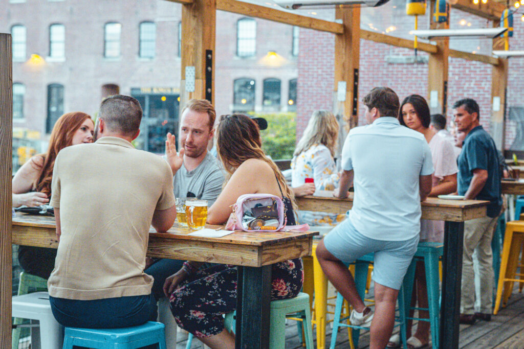 Camp Deck. Photo Provided: Camp Pennant