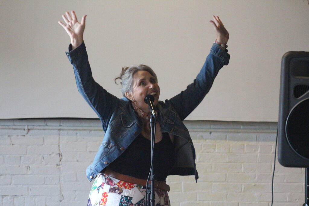 Comic Performing at Portland Maine Comedy Festival. Photo Credit: PMCF