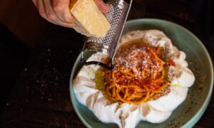 Pasta Dish at Roma. Photo Credit: Northern Attitude Creative