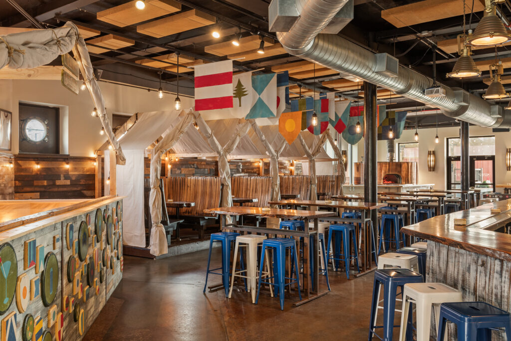 Camp Pennant Interior. Photo Credit: Peter G. Morneau Photography