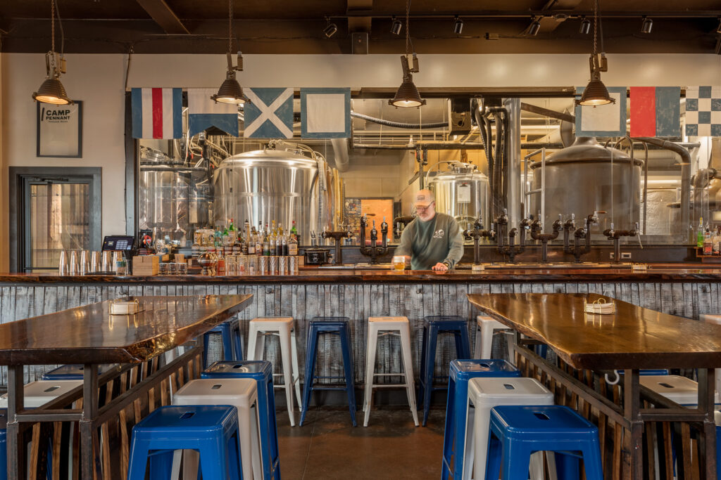 Camp Pennant Interior. Photo Credit: Peter G. Morneau Photography