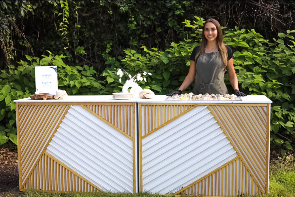 Custom Raw Bar. Photo Credit: The Briny Babe, LLC