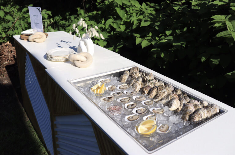 Custom Raw Bar. Photo Credit: The Briny Babe, LLC