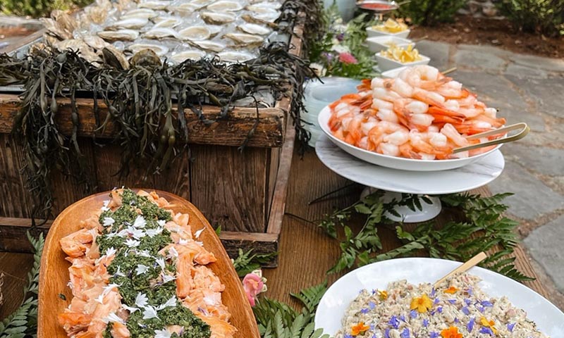 Raw Bar at Private Event. Photo Credit: The Briny Babe, LLC