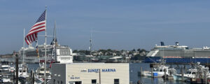 Cruise Ships in Portland Harbor; Photo Credit: Lauren Peters at Visit Portland