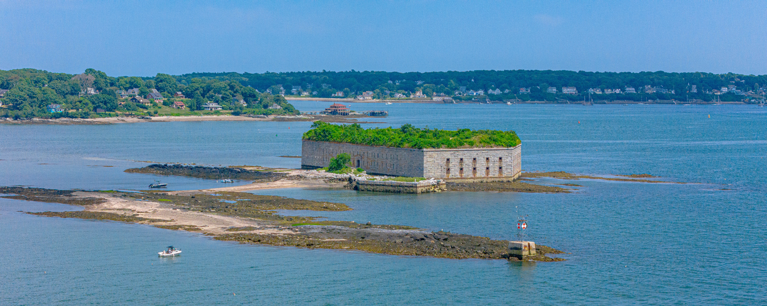 Fort Gorges in Casco Bay; Photo Credit: Peter G. Morneau Photography Fort Gorges in Casco Bay; Photo Credit: Peter G. Morneau Photography