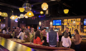 Socializing at partner mixer; Photo Credit: Lauren Peters at Visit Portland