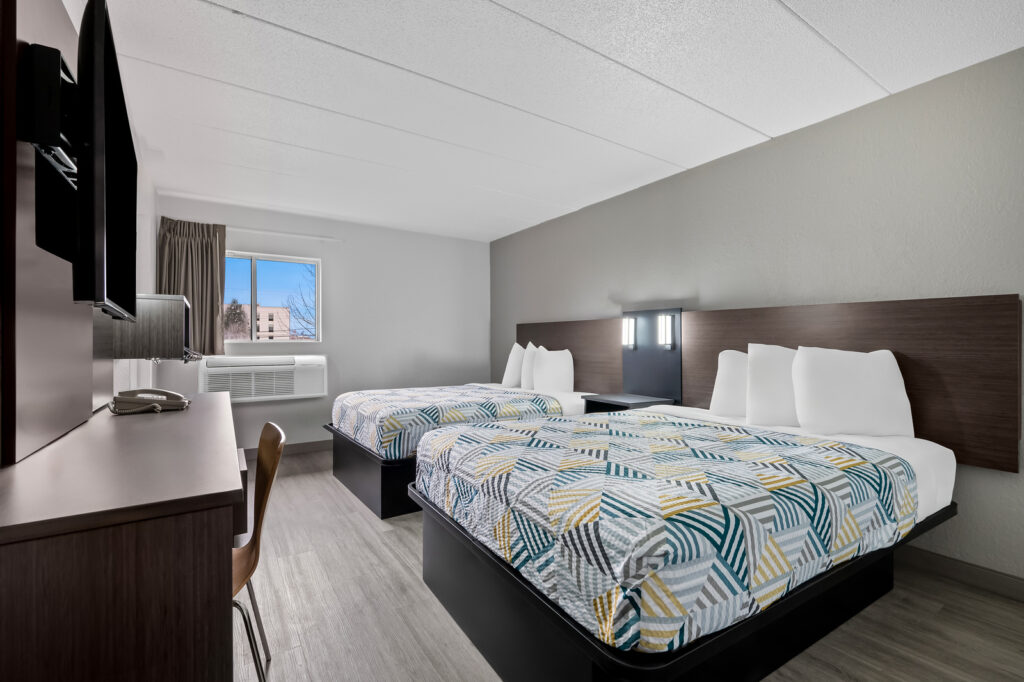 Guest Room. Photo Credit: Motel 6 Portland Maine