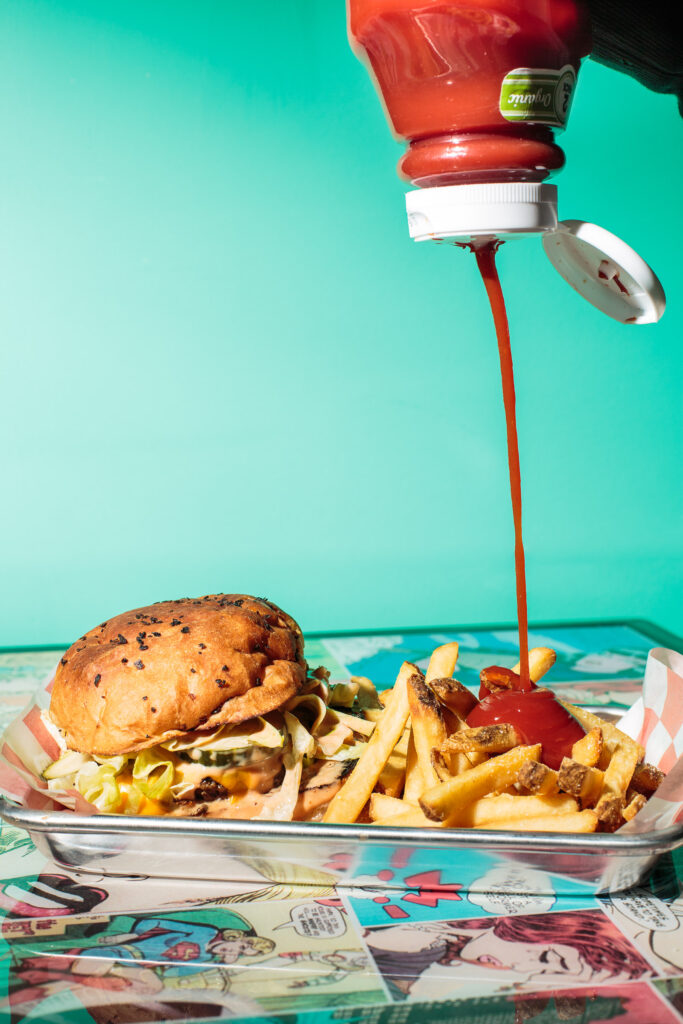 Burger and fries; Photo Credit: Bonnie Durham