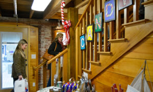 Maine Life shopping filming; Photo Credit: Lauren Peters at Visit Portland